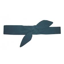 Bandeau gaze uni vert paon