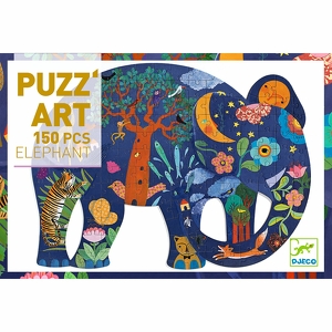 Puzzle art éléphant 150pcs