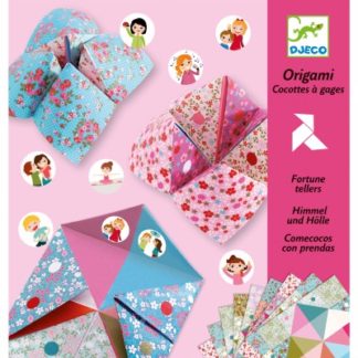 Origami cocotte à gages fleurs