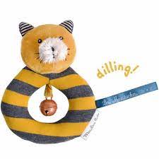 Anneau hochet chat Lulu les moustaches