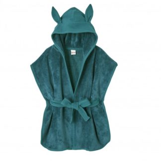 Peignoir bambou et gaze paon