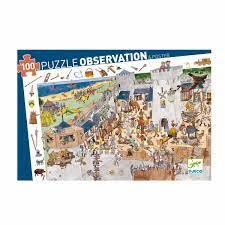Puzzle d'observation le château fort 100 pcs
