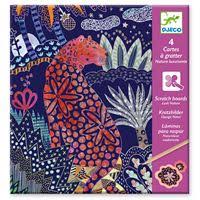 Cartes à gratter: nature luxuriante