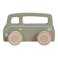 Van en bois olive