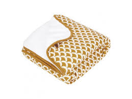 Couverture berceau sunrise ochre