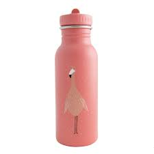 Gourde métal 500ml:  Madame Flamant Rose