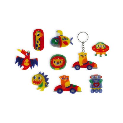 Plastique fou magnets et porte-clés – Image 3