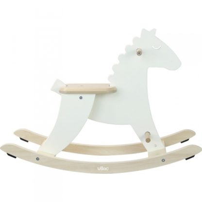 Cheval à bascule blanc + arceau – Image 2