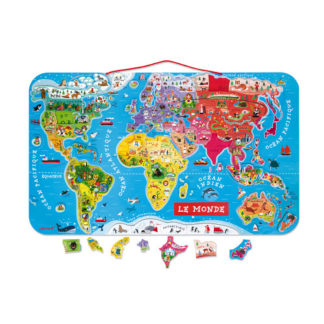 Puzzle magnétique monde
