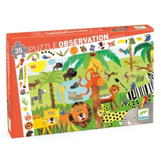 Puzzle d'observation la jungle 35 pcs