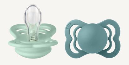 Tétine Bibs suprême T1 menthe glacée/bleu étang