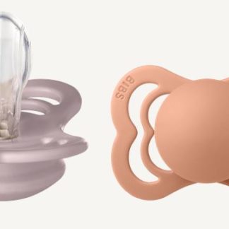 Tétine Bibs suprême T2 rose lilas/pêche