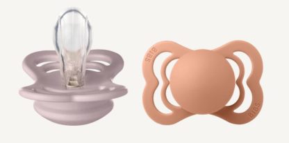 Tétine Bibs suprême T2 rose lilas/pêche