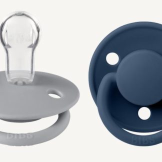 Tétine Bibs lux gris nuage/bleu acier
