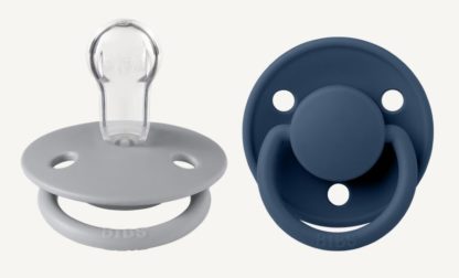 Tétine Bibs lux gris nuage/bleu acier