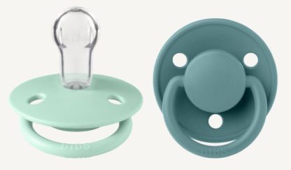 Tétine Bibs lux menthe glacée/bleu étang