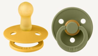 Tétine Bibs colour T1 miel/olive