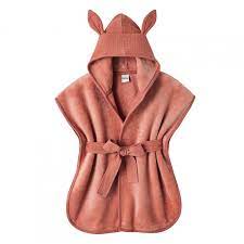 Peignoir bambou marsala
