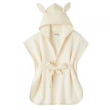 Peignoir bambou crème