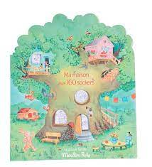 Cahier et stickers la grande famille
