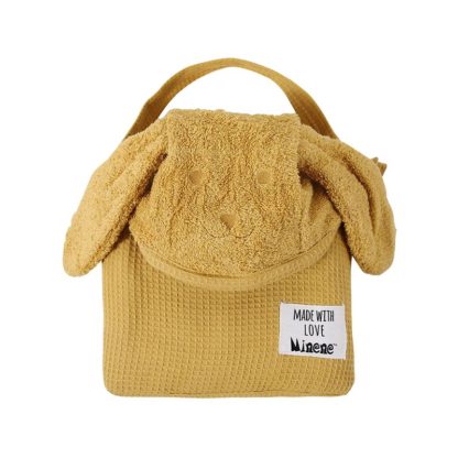 Cape de bain ocre