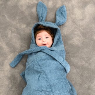 Cape de bain bleue