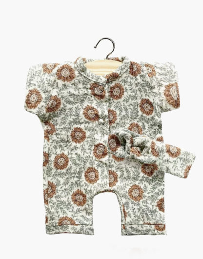 Babies: combinaison Lili + headband marguerite