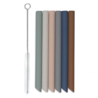 Pailles silicone x6 + goupillon