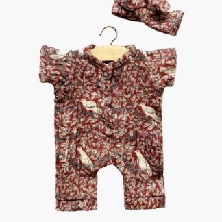 Babies: combinaison Lili + headband colombe