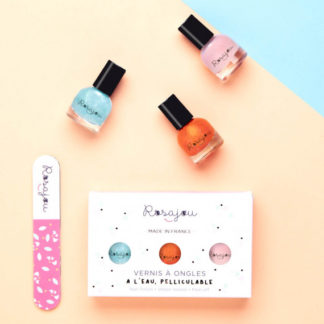 Coffret 3 vernis + lime: fée, flolie, ballerine