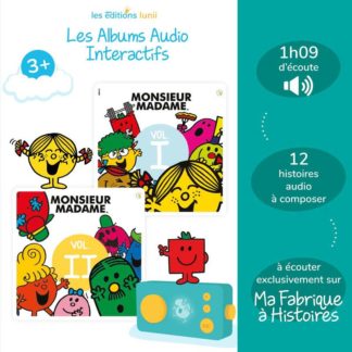 Albums audio x2: Monsieur Madame Vol I + Vol II