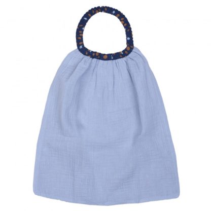 Serviette élastique bleu glacier