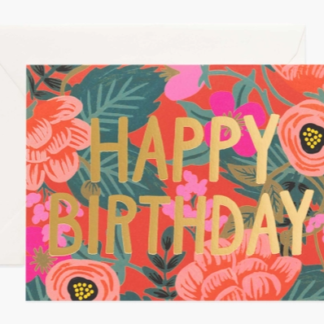 Carte Poppy Birthday
