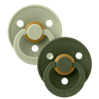 Tétine Bibs colour T2 vert sauge/kaki