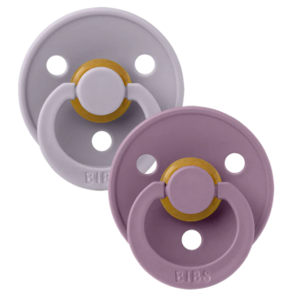 Tétine Bibs colour T2 gris fossil/mauve