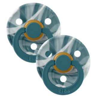 Tétine Bibs colour tie dye T2 bleu atlantique/blanc