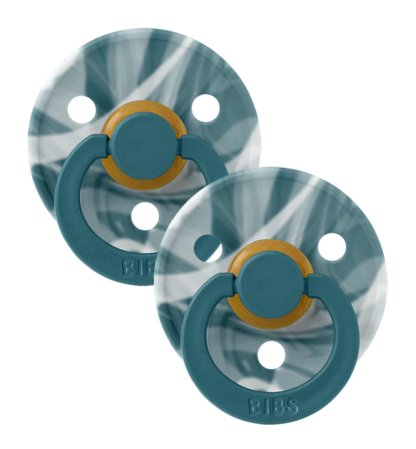 Tétine Bibs colour tie dye T2 bleu atlantique/blanc