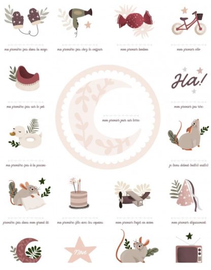 Affiche mes premières fois rose – Image 2