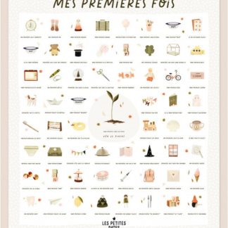 Affiche mes premières fois verte