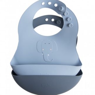 Bavoir silicone Monsieur éléphant x2