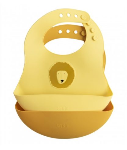 Bavoir silicone Monsieur Lion x2