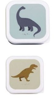 Set de 3 boîtes à goûter dinosaures