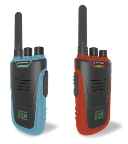 Talkie walkie bleu et rouge