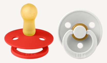 Tétine Bibs colour T1 gris brume/pomme d'amour – Image 3