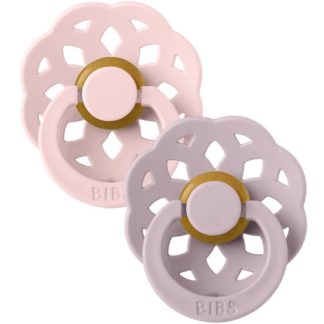 Tétine Bibs bohème T2 rose fleur/lilas clair