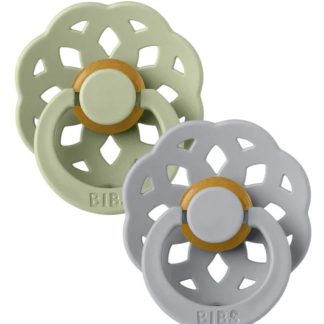 Tétine Bibs bohème T1 vert sauge/gris nuage
