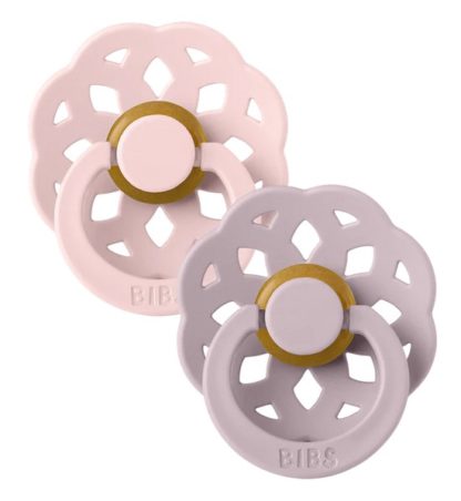 Tétine Bibs bohème T1 rose fleur/lilas clair