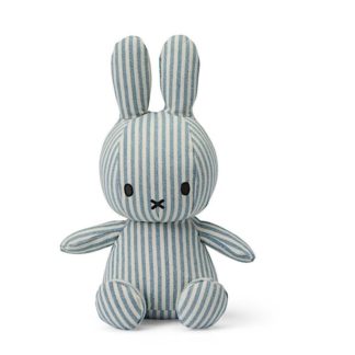 Miffy bleu en jean rayé 24cm