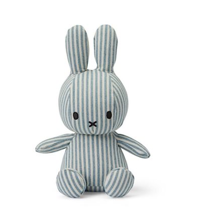 Miffy bleu en jean rayé 24cm