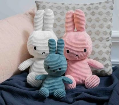 Miffy blanc velours cotelé 50cm – Image 3